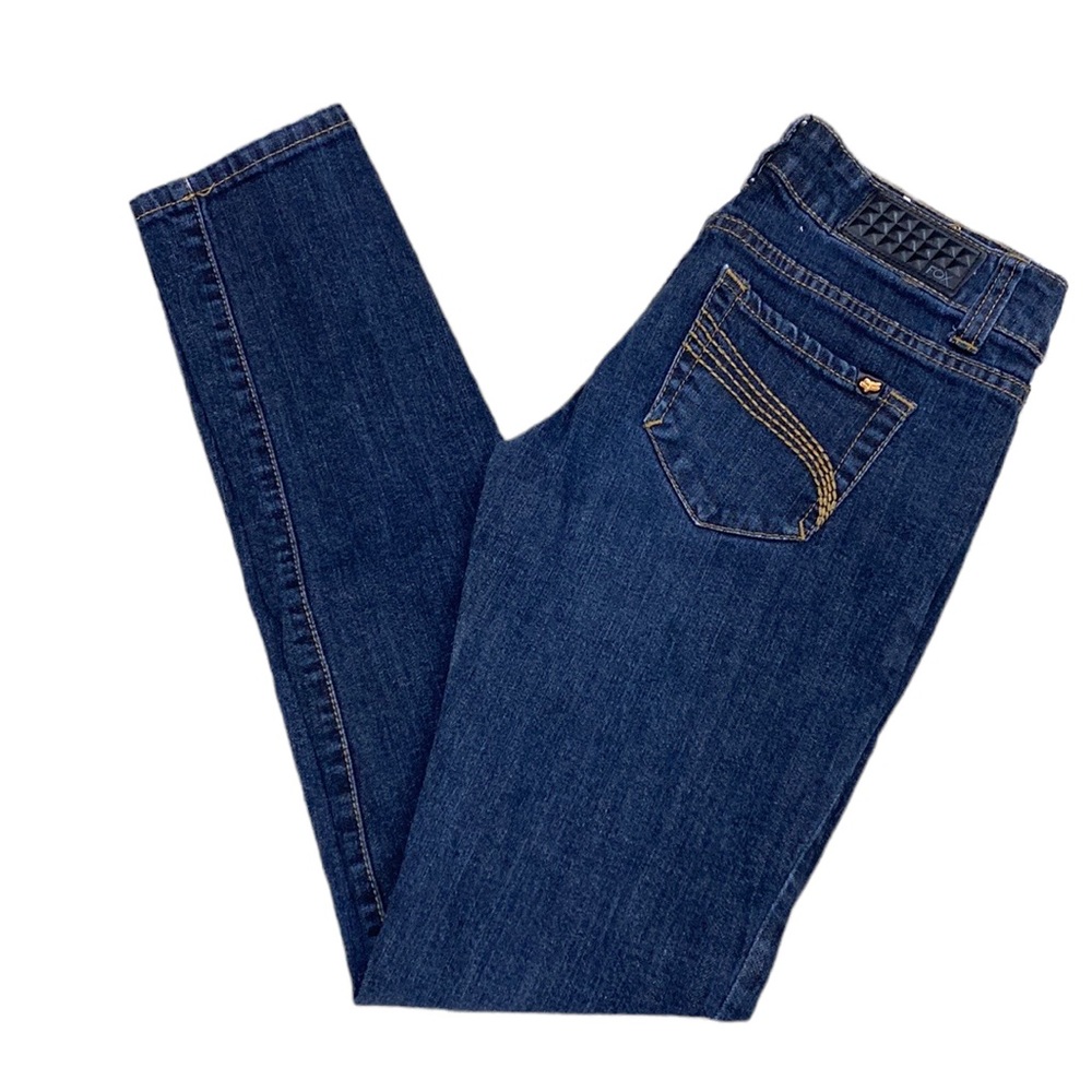 Fox Low Rise Straight Leg Jeans, 28” waist, Dark blue wash